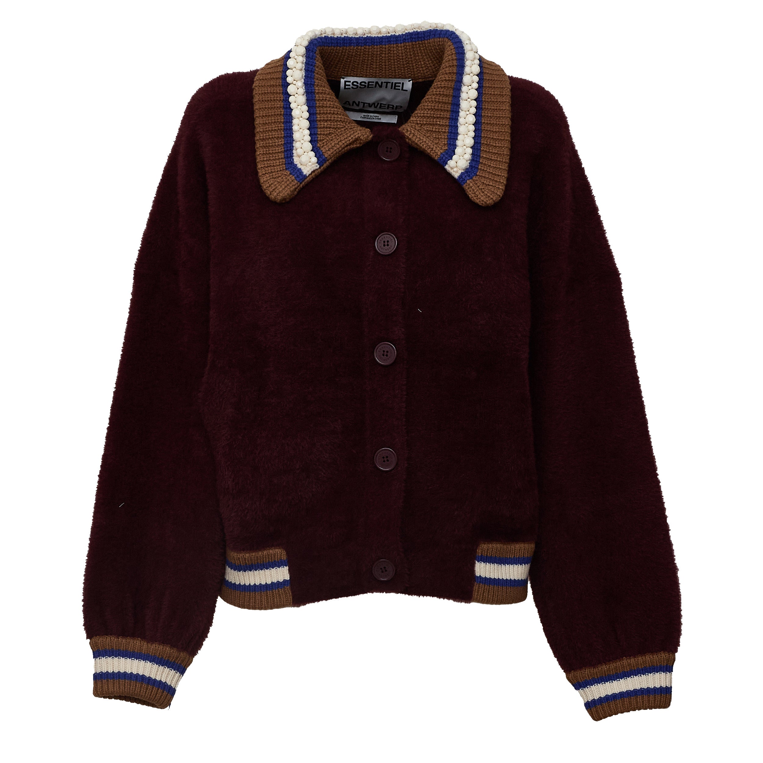 Kamore Knit Jacket With Collar