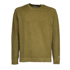 Cotton Crepe Double Crewneck Sweater