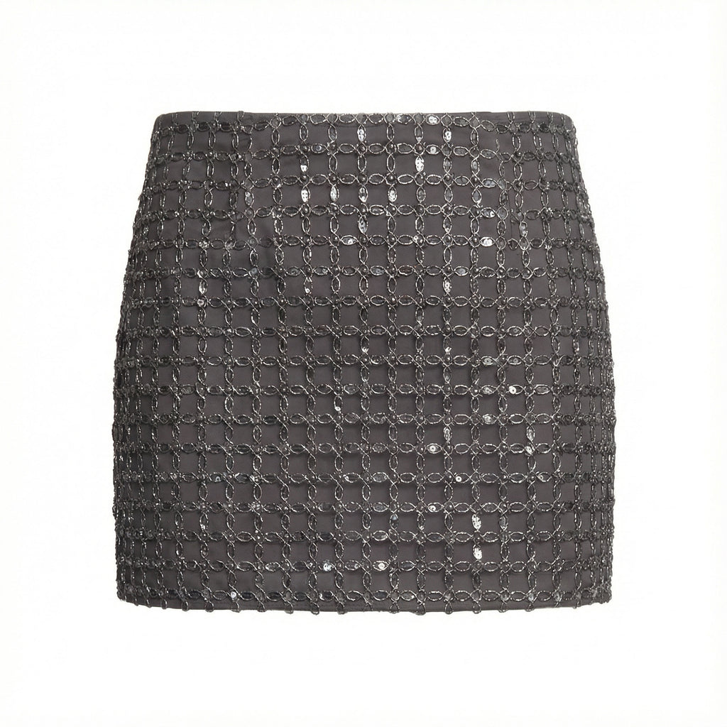 Matilda Beaded Mini Skirt
