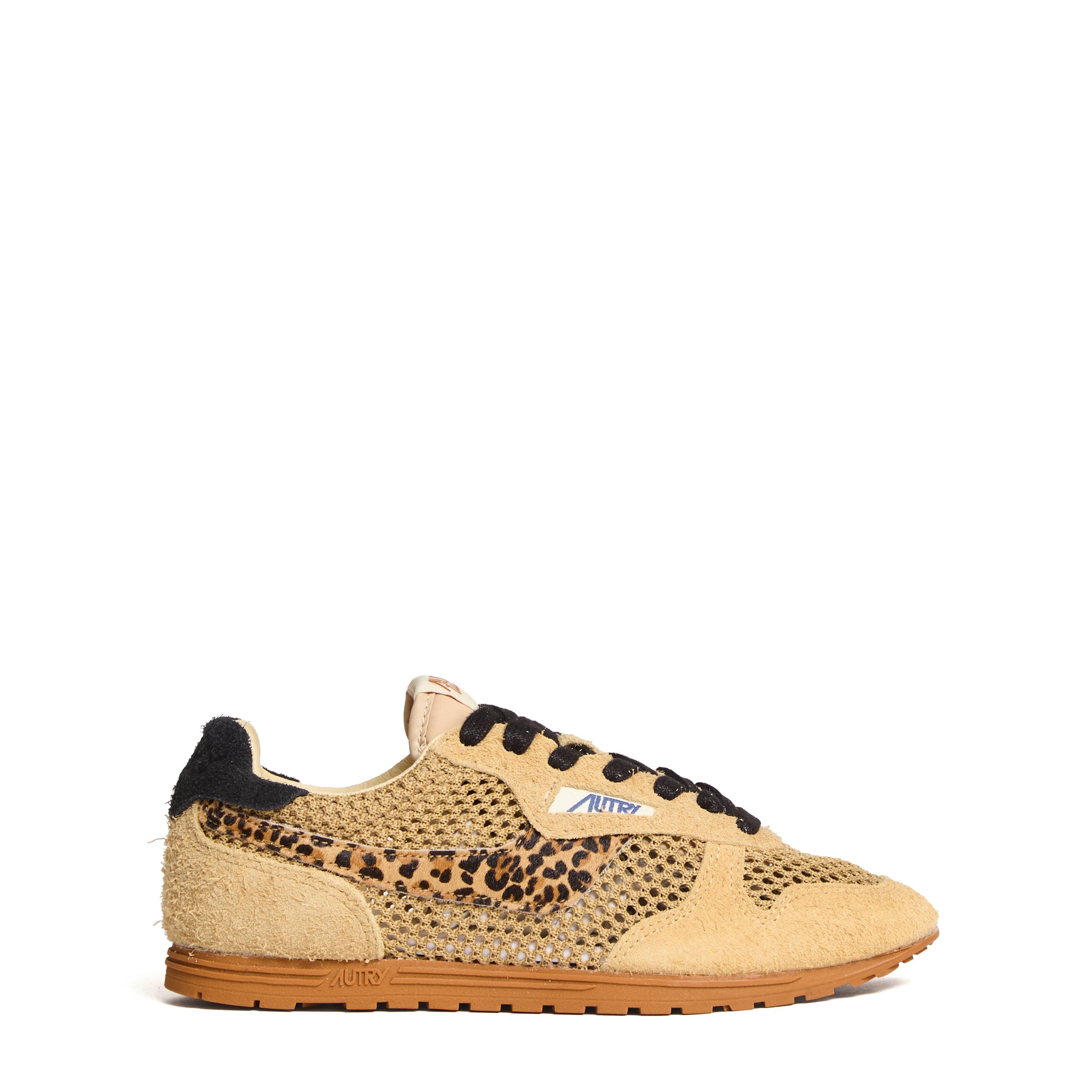 Sneakers Windspin In Suede Lavorato E Pelle