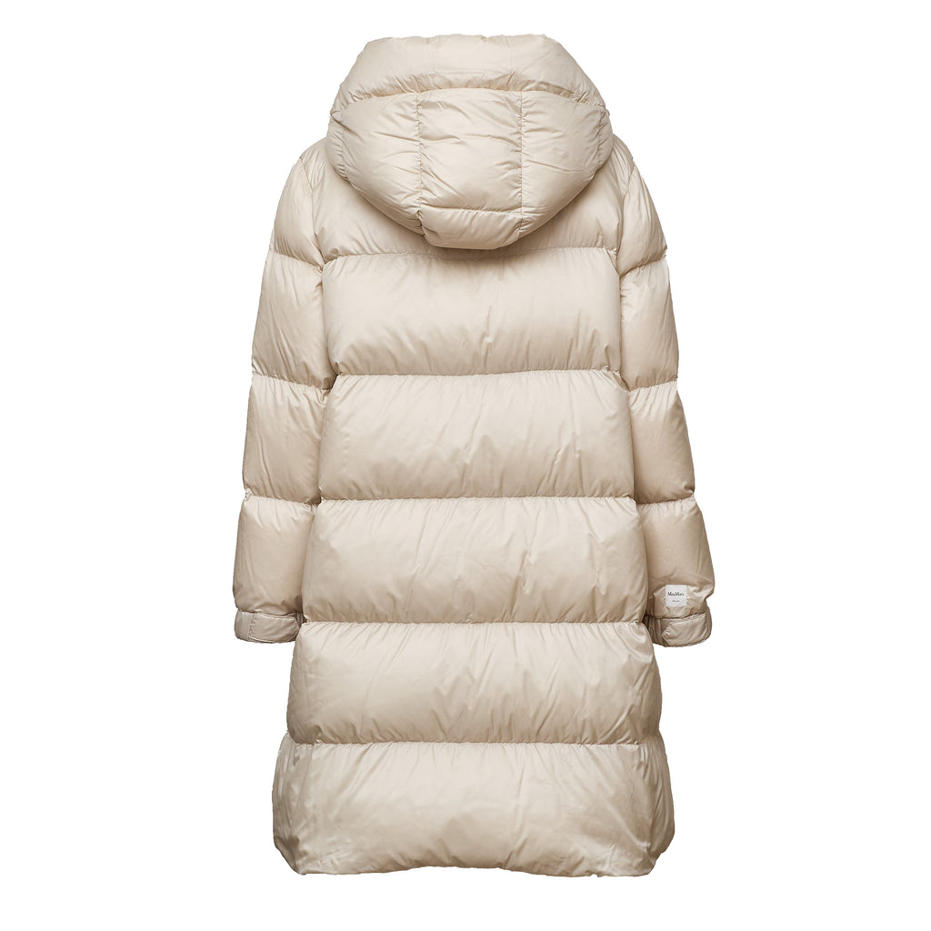 Imbottito Lungo Marte In Tela Antigoccia, Downproof