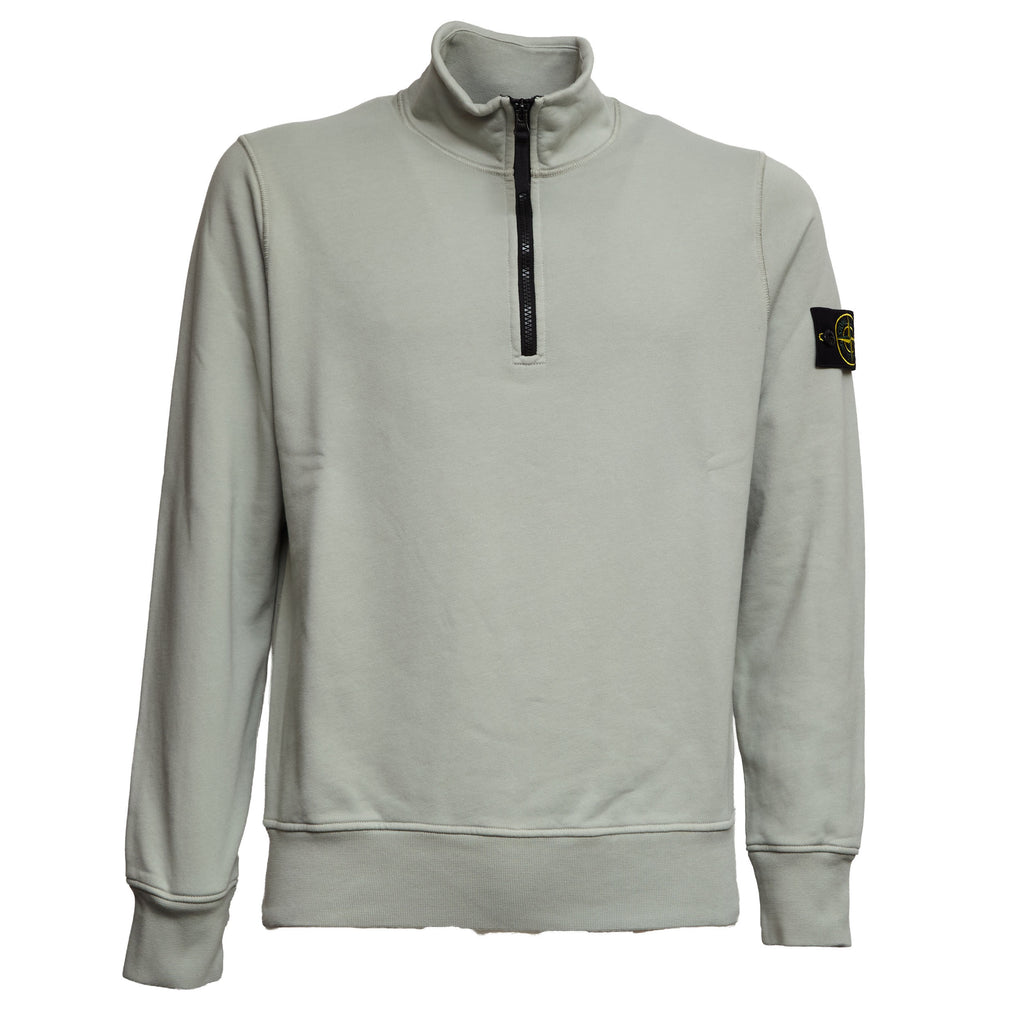 Felpa Mezza Zip Organic Cotton Fleece