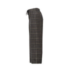Pantaloni Lunghi Vischio In Flanella Pura Lana