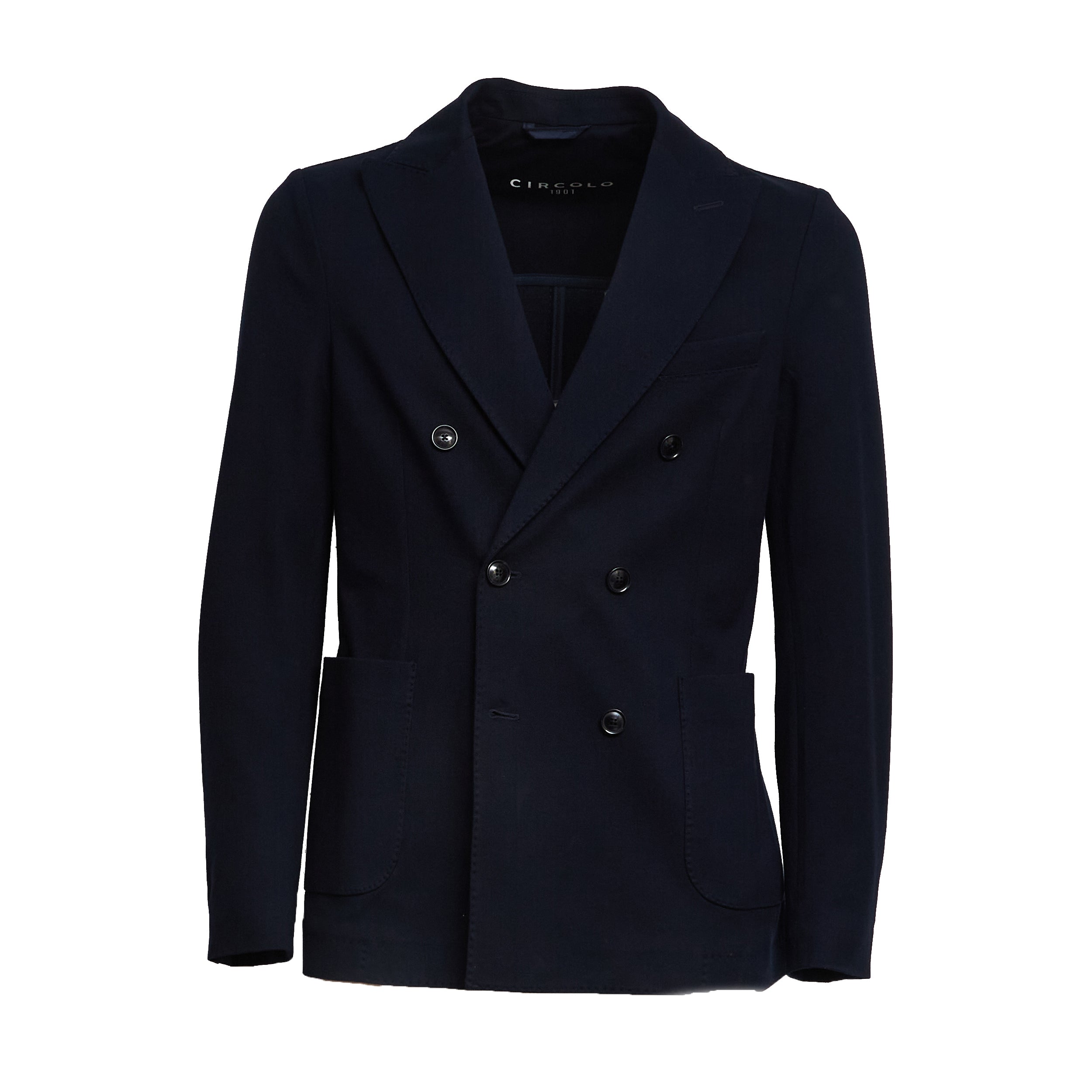 Blazer Doppiopetto In Premium Piquet
