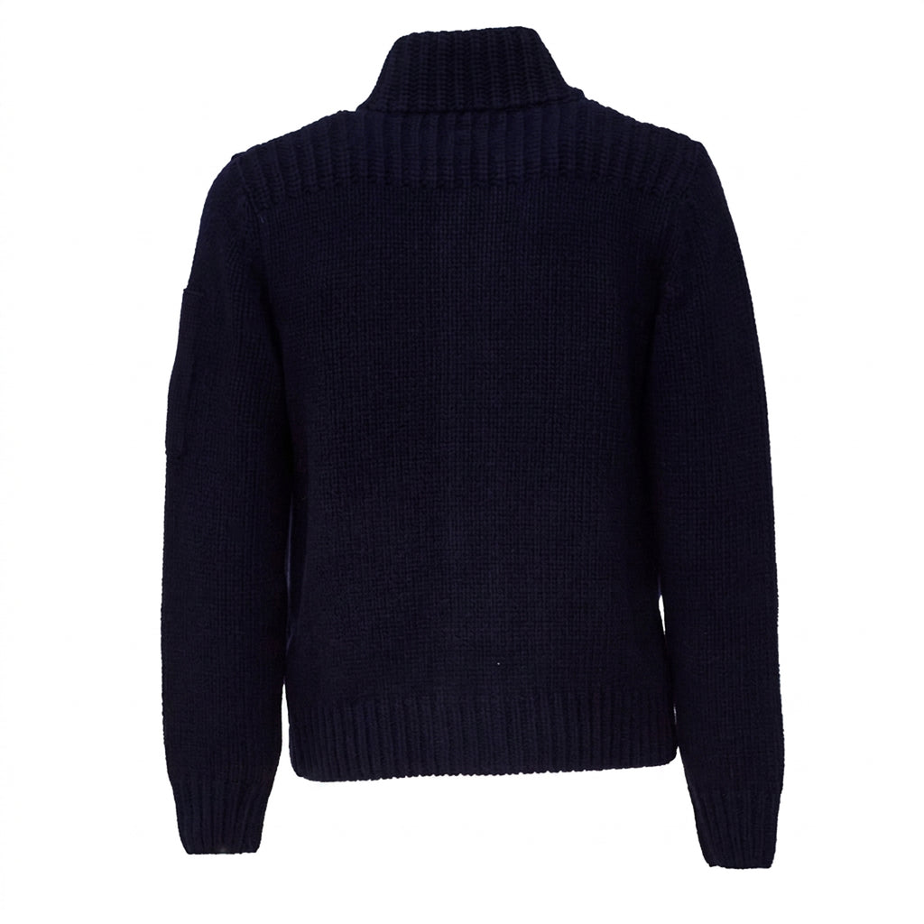 Lambswool Grs Button Lens Sweater