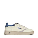 Sneakers Medalist Low In Pelle Bianca, Ensign Blue, Peroscope