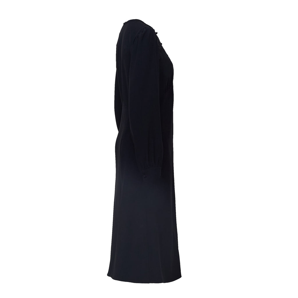 Abito Con Inserto In Pizzo
