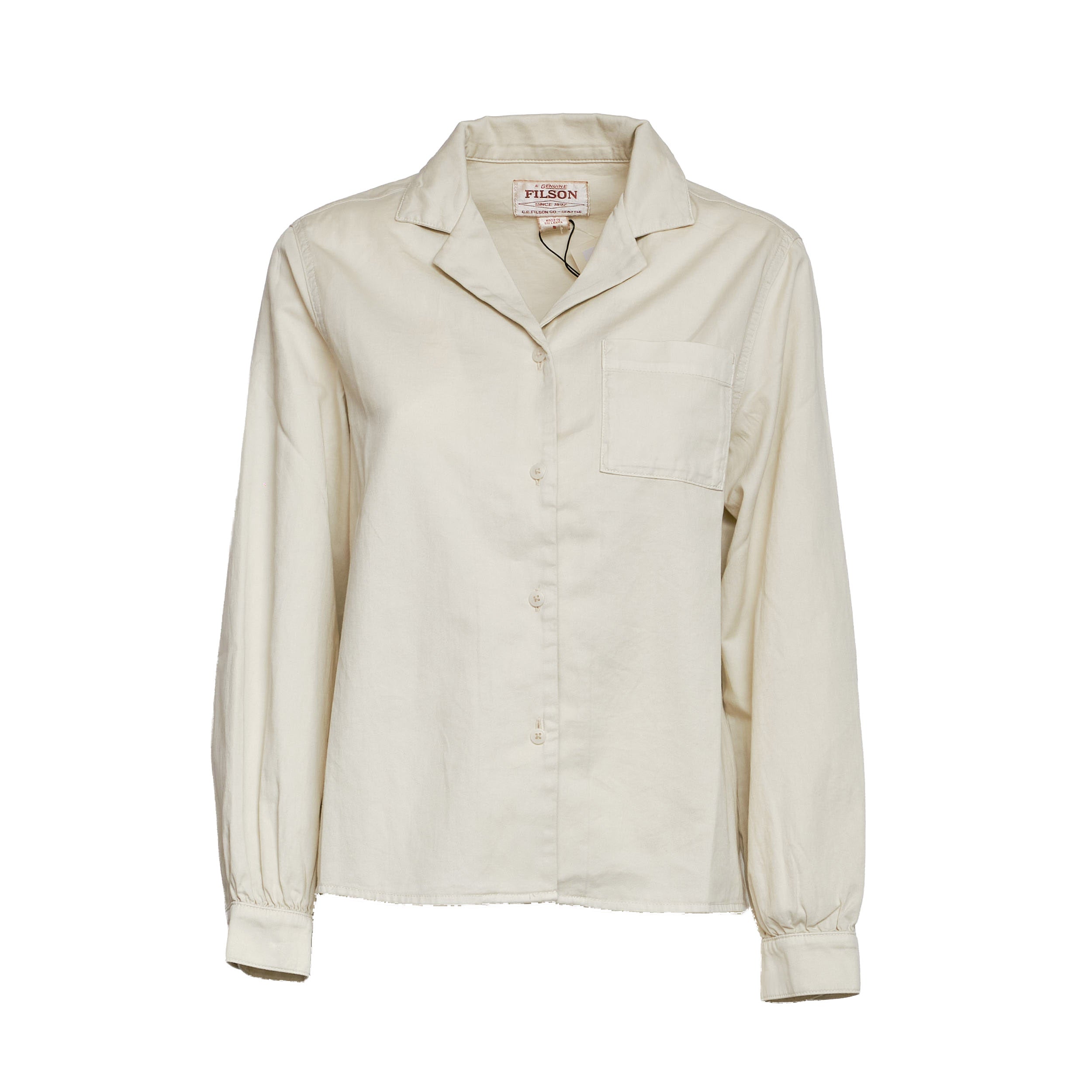 W'S Twill Camp Shirt Cotton Twill Printed