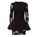 Rositana 3D Flower LS Mini Dress