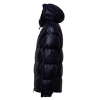 Glossy Insulated Bomber Jacket