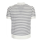 Maglia Polo A Righe Manica Corta