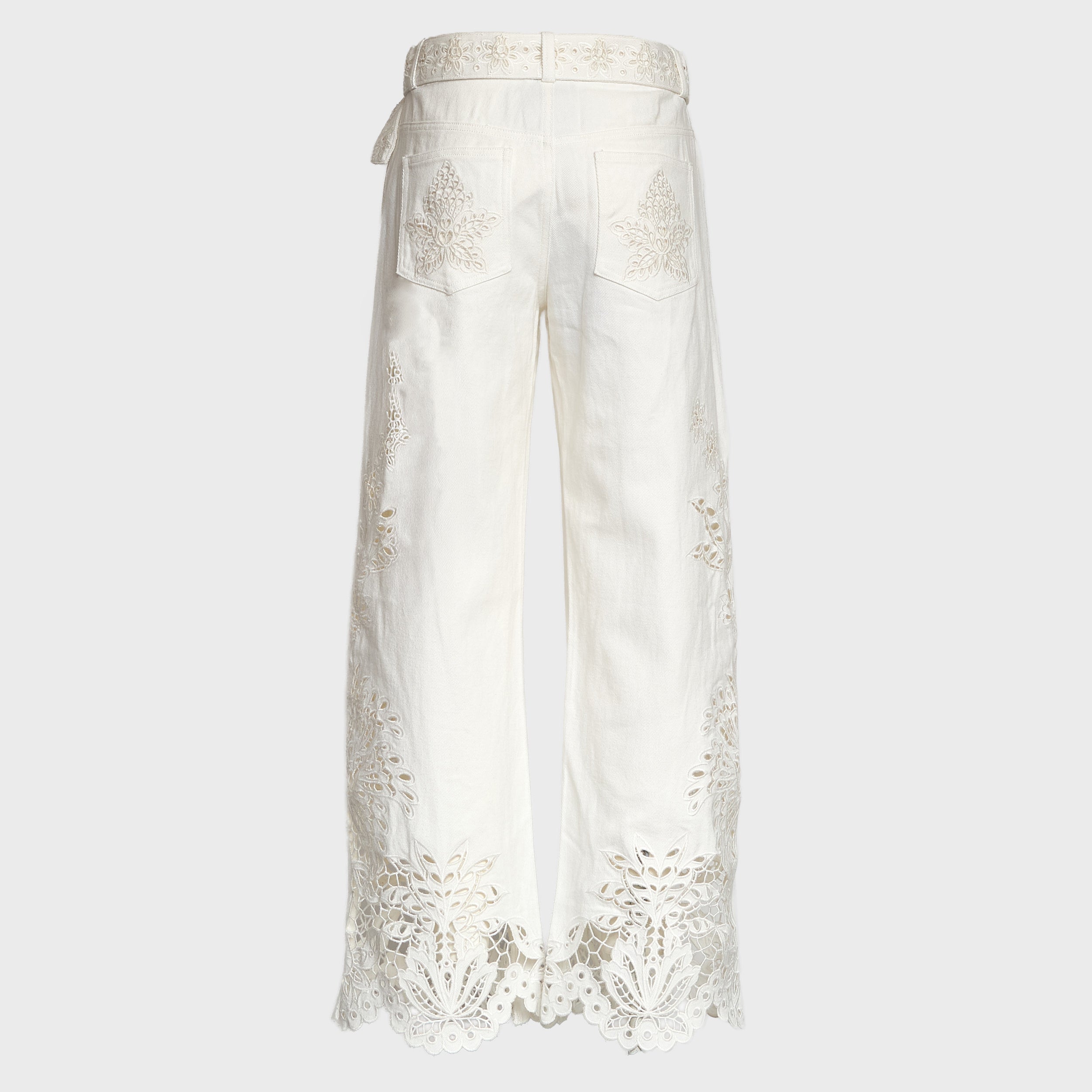 Boho Beauty Richielieu White Pants