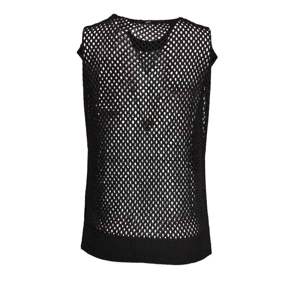 Gilet Regular In Cordonetto Traforato F.5