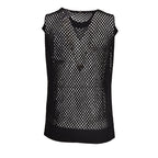 Gilet Regular In Cordonetto Traforato F.5