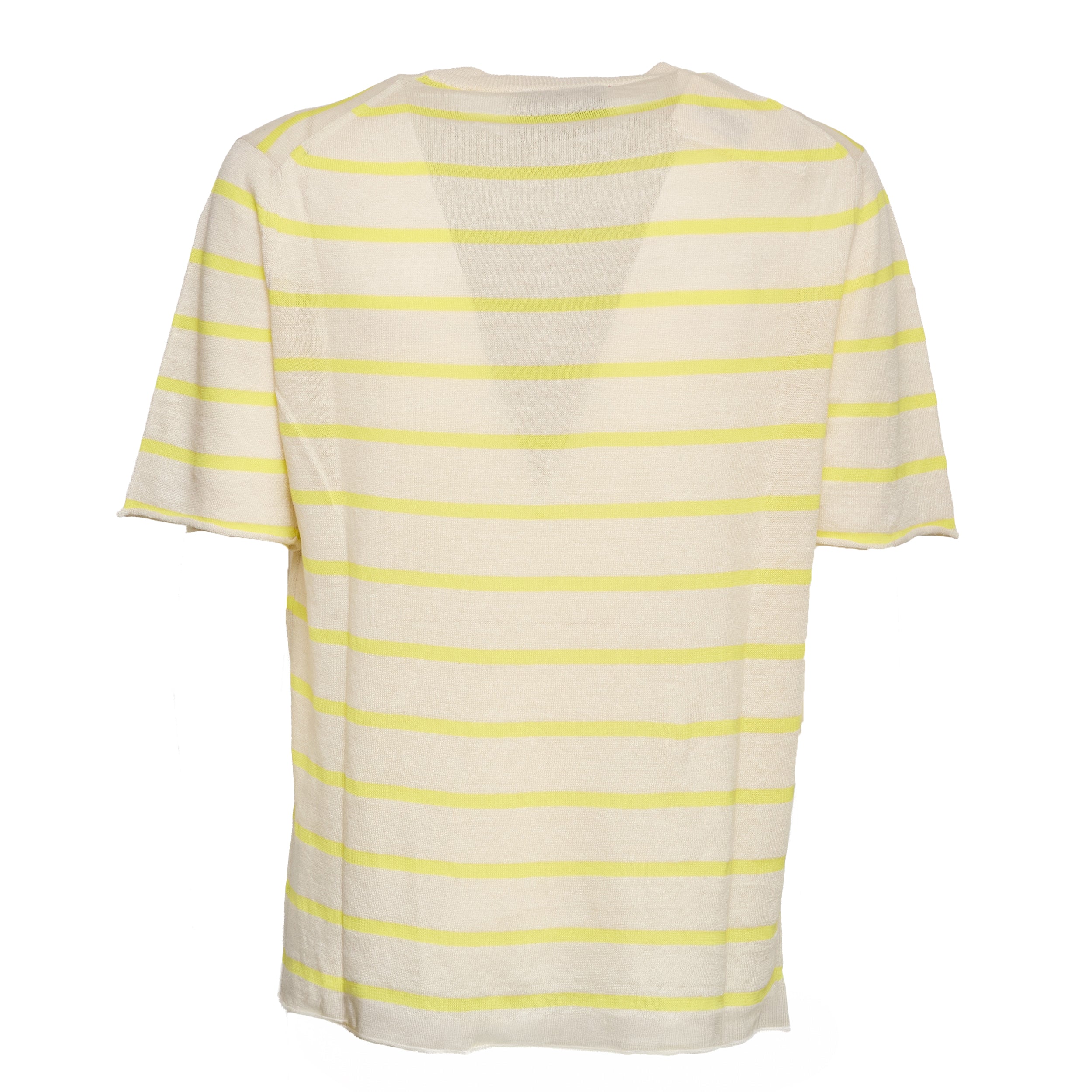 T-Shirt In Misto Lino