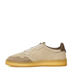 Sneakers Medalist Low In Pelle, Suede Crepe Biscotto/Kangaroo