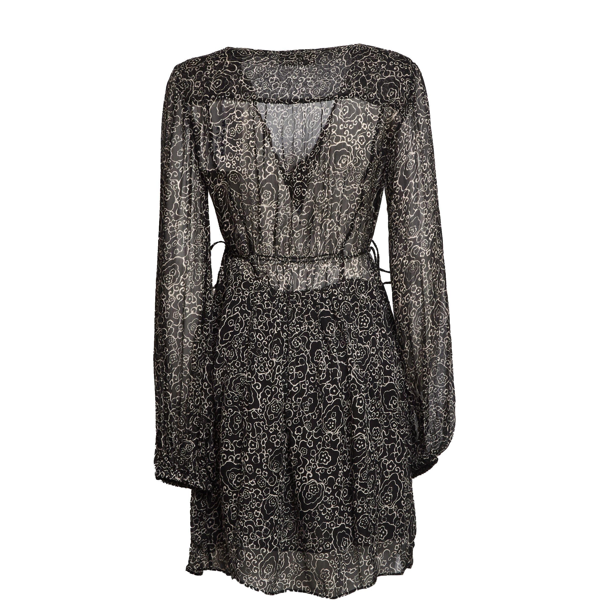 Loriena Crinkled Chiffon Dress