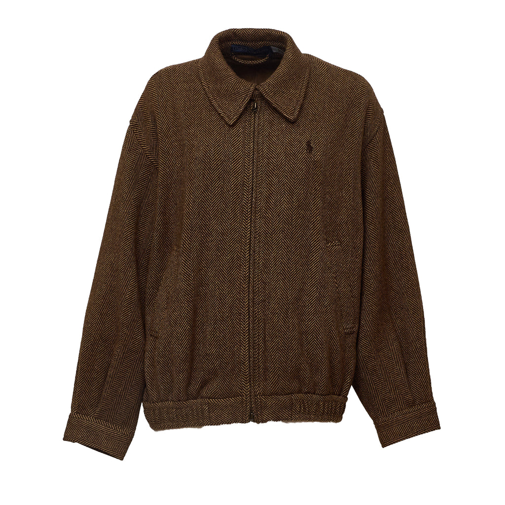 Woven Bomber Coat Wool Twill
