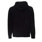 Brushed And Emerized Diagonal Fleece Hooded Logo Sweatshirt