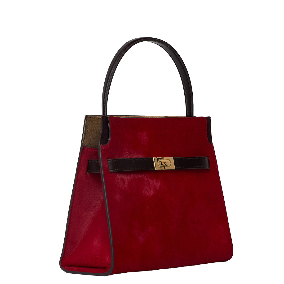 Lee Radziwill Haircalf Small Double Bag