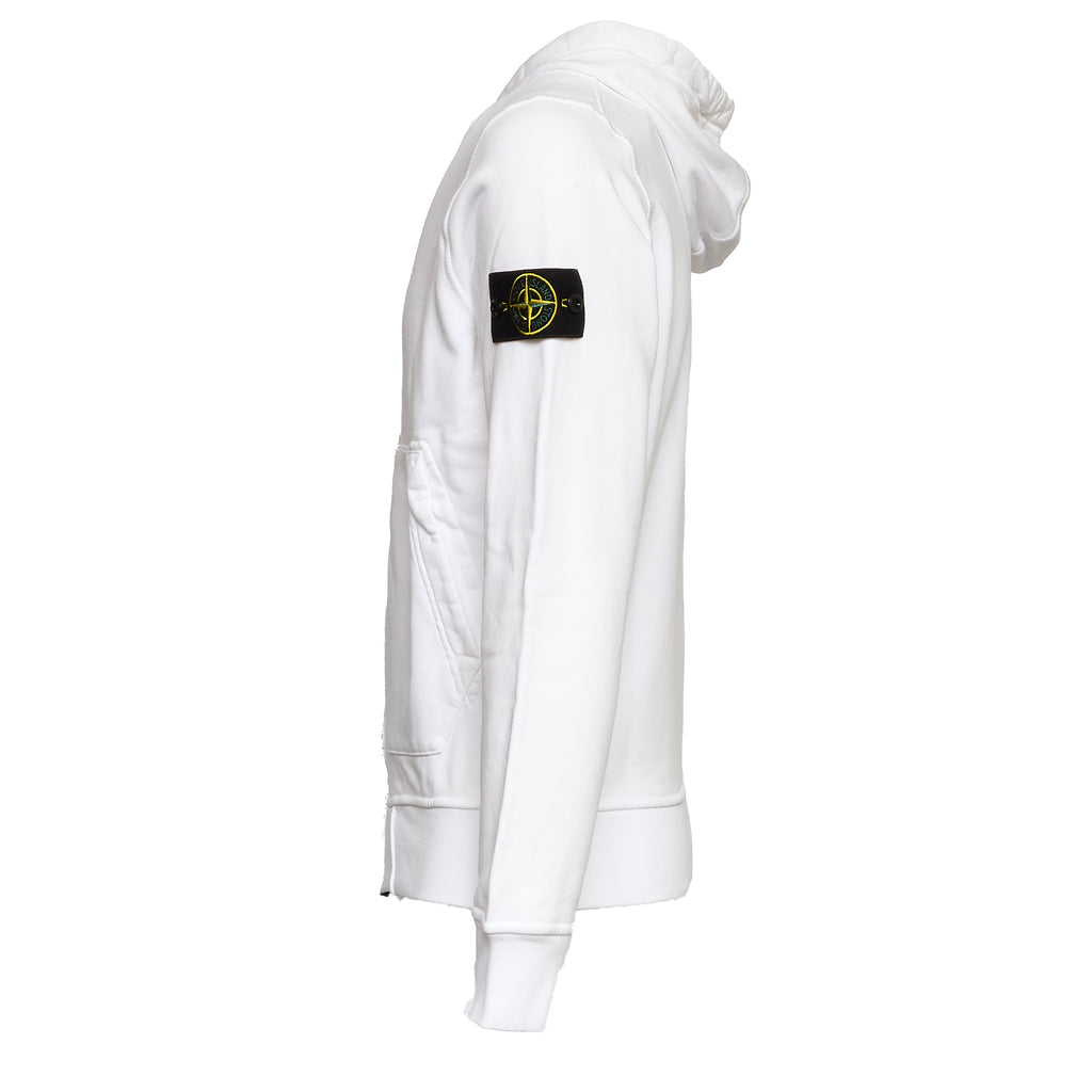 Felpa Con Cappuccio, Zip Organic Cotton Fleece