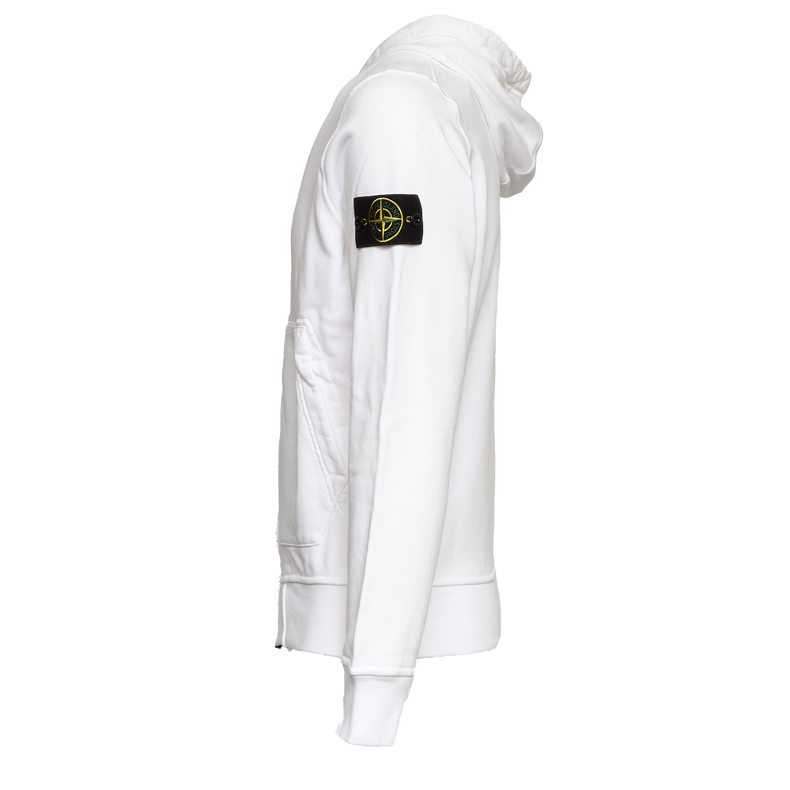Felpa Con Cappuccio, Zip Organic Cotton Fleece