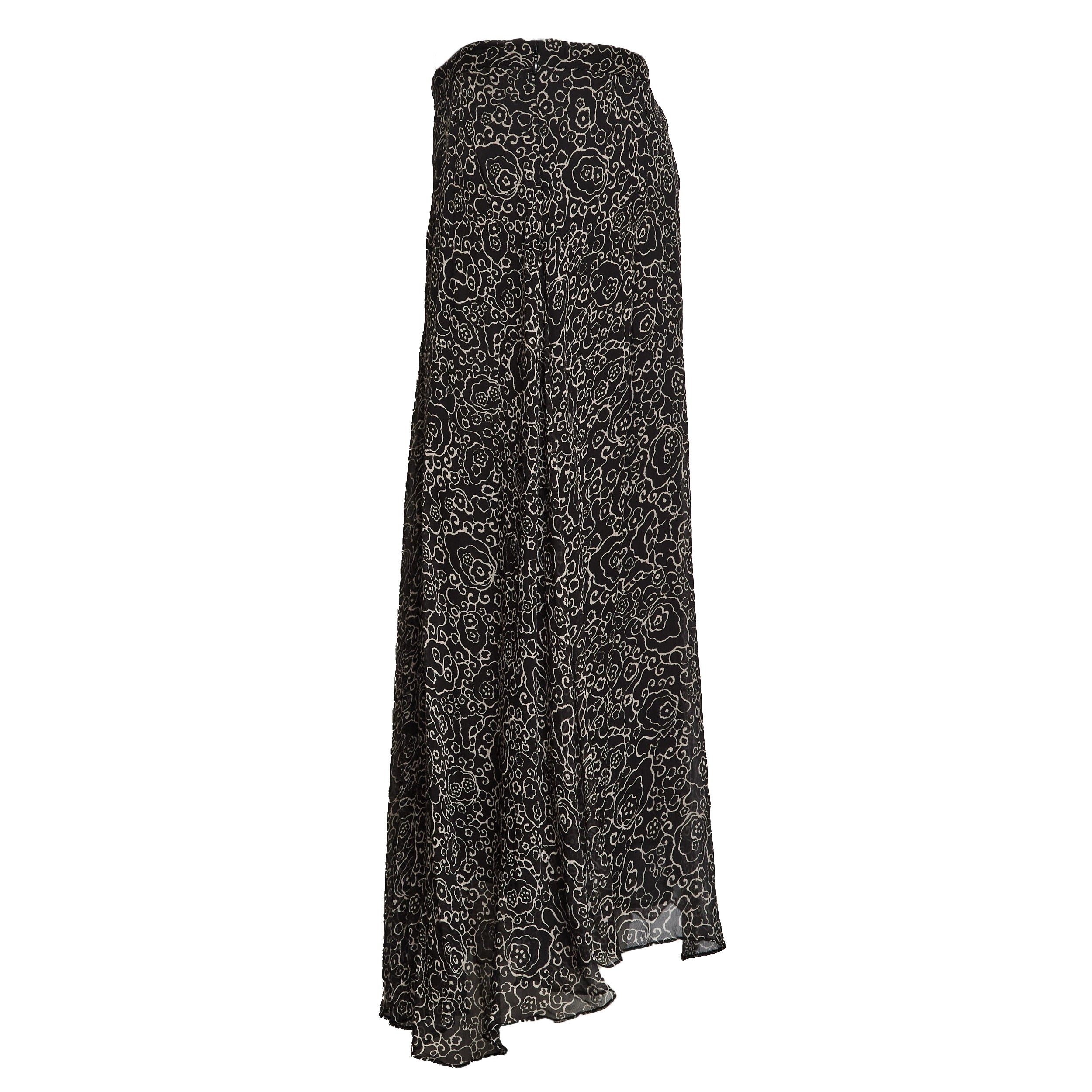 Lycia Crinkled Chiffon Skirt