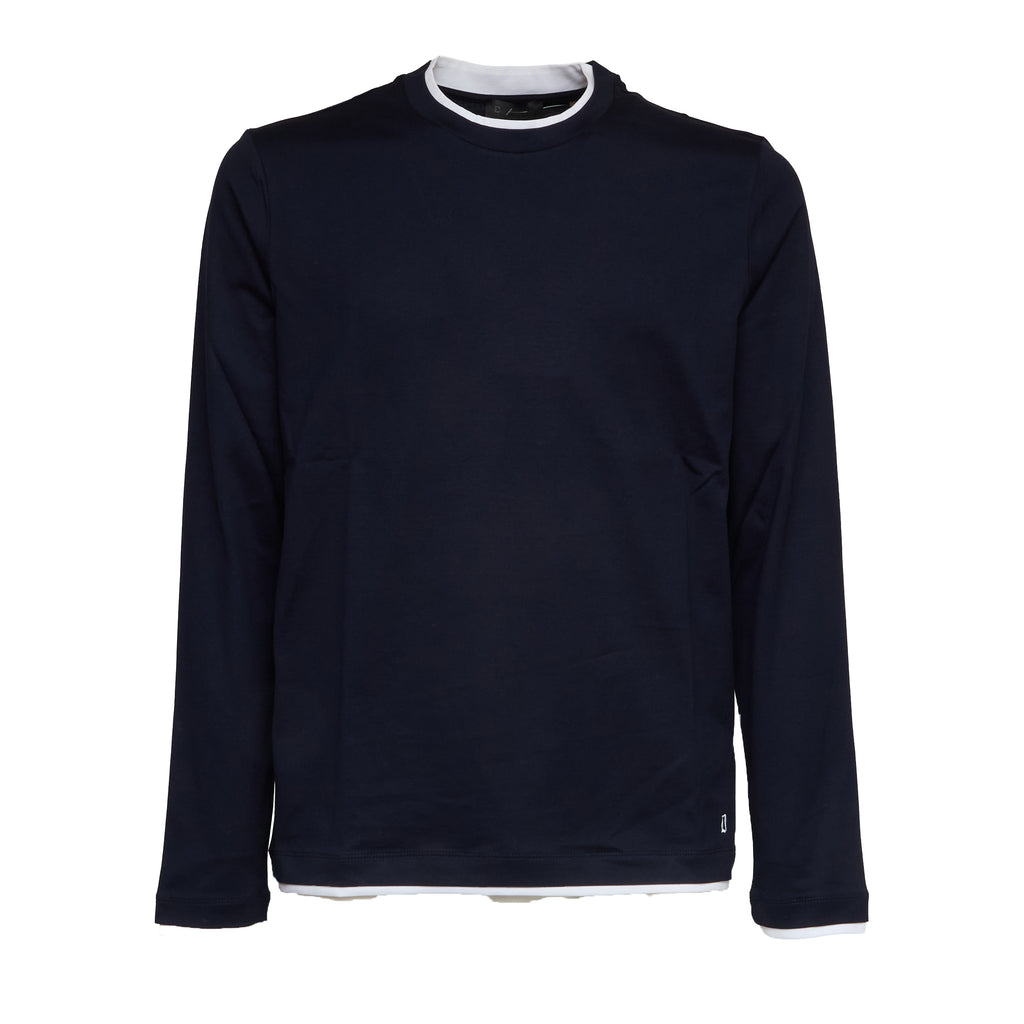 T-Shirt Manica Lunga In Jersey Basico