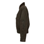 Light Wool Melange Bomber Jacket