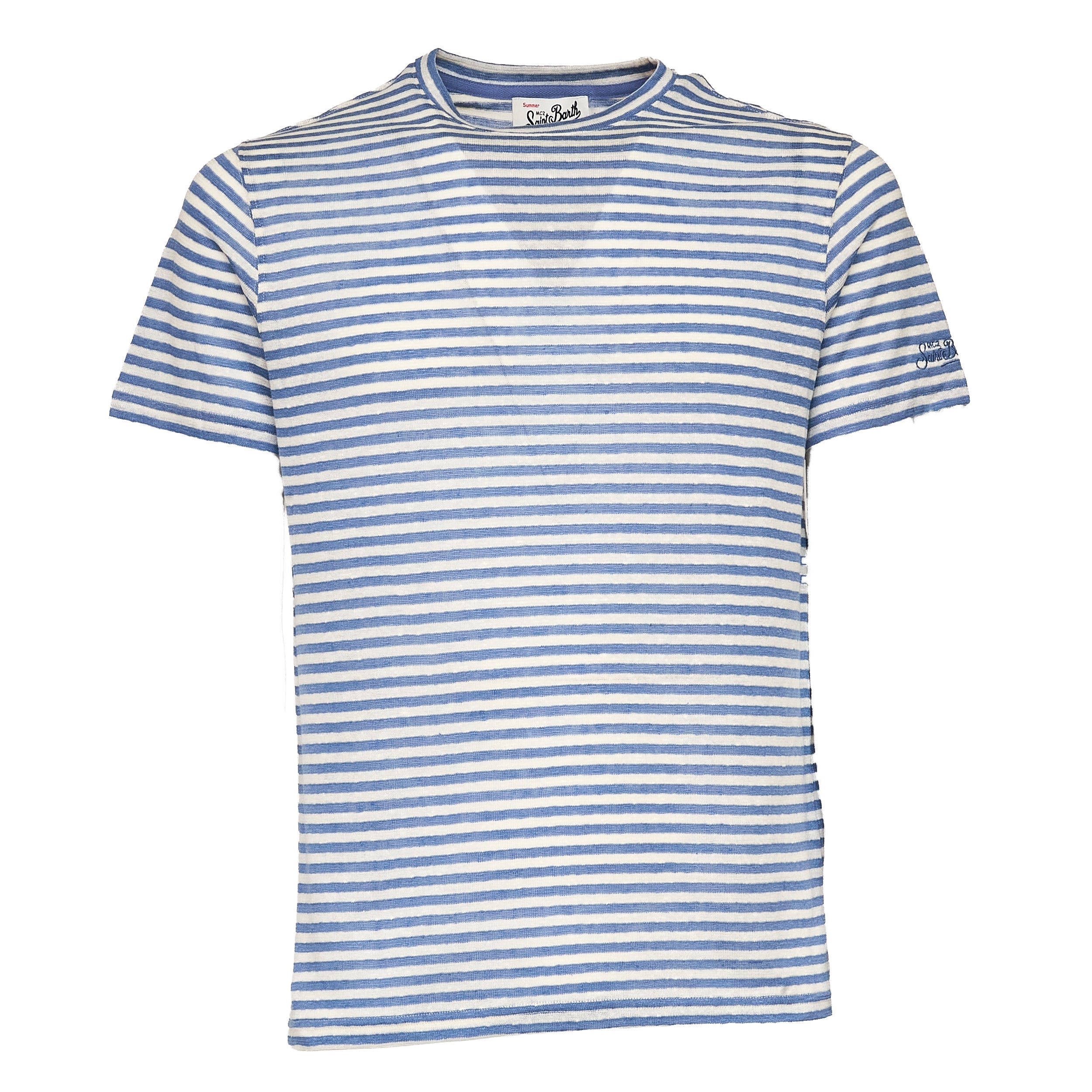 T-Shirt Dover Stripes Cotone, Lino