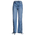 Totama Twisted Lacing Jeans