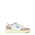 Sneakers Medalist Low In Pelle Soft, Suede Bianco, Phard