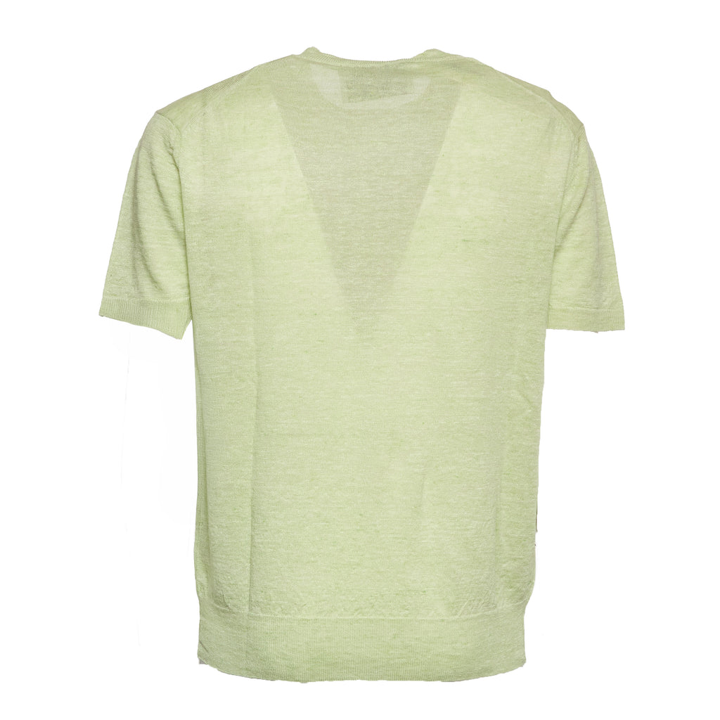 T-Shirt In Misto Lino