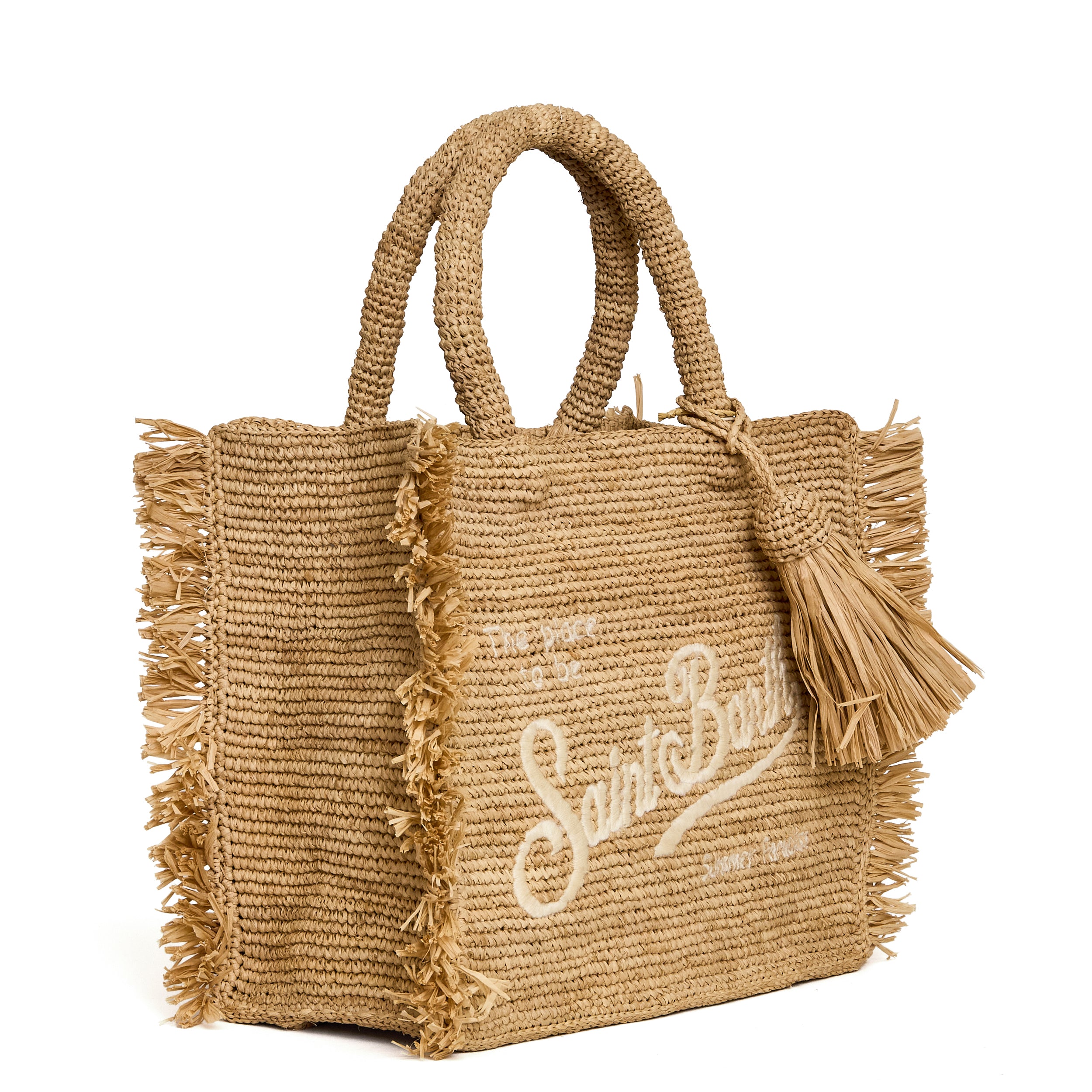 Borsa Colette Raffia Fringes