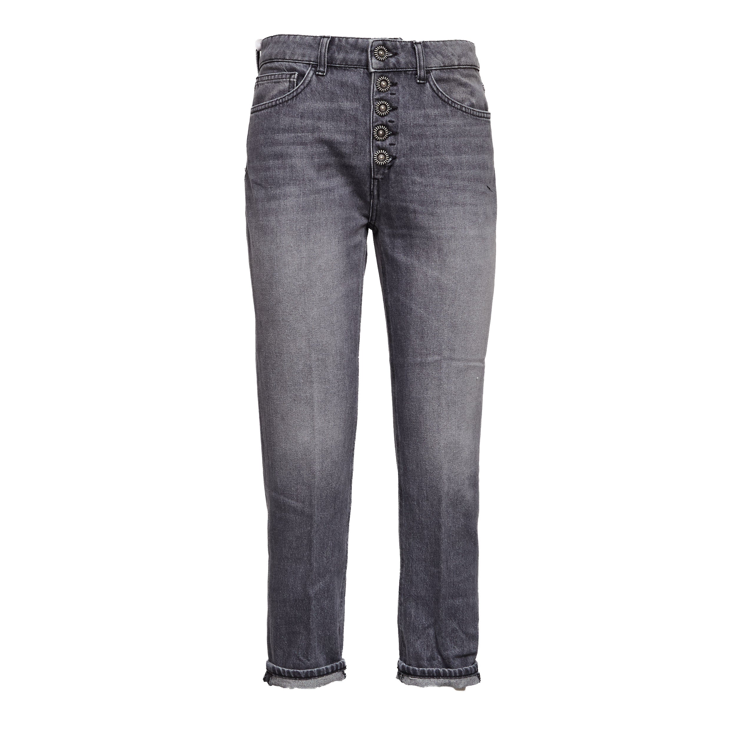 Jeans Koons Loose Bottone Gioiello Loose