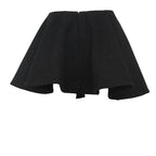 Peacoat Wool Skirt