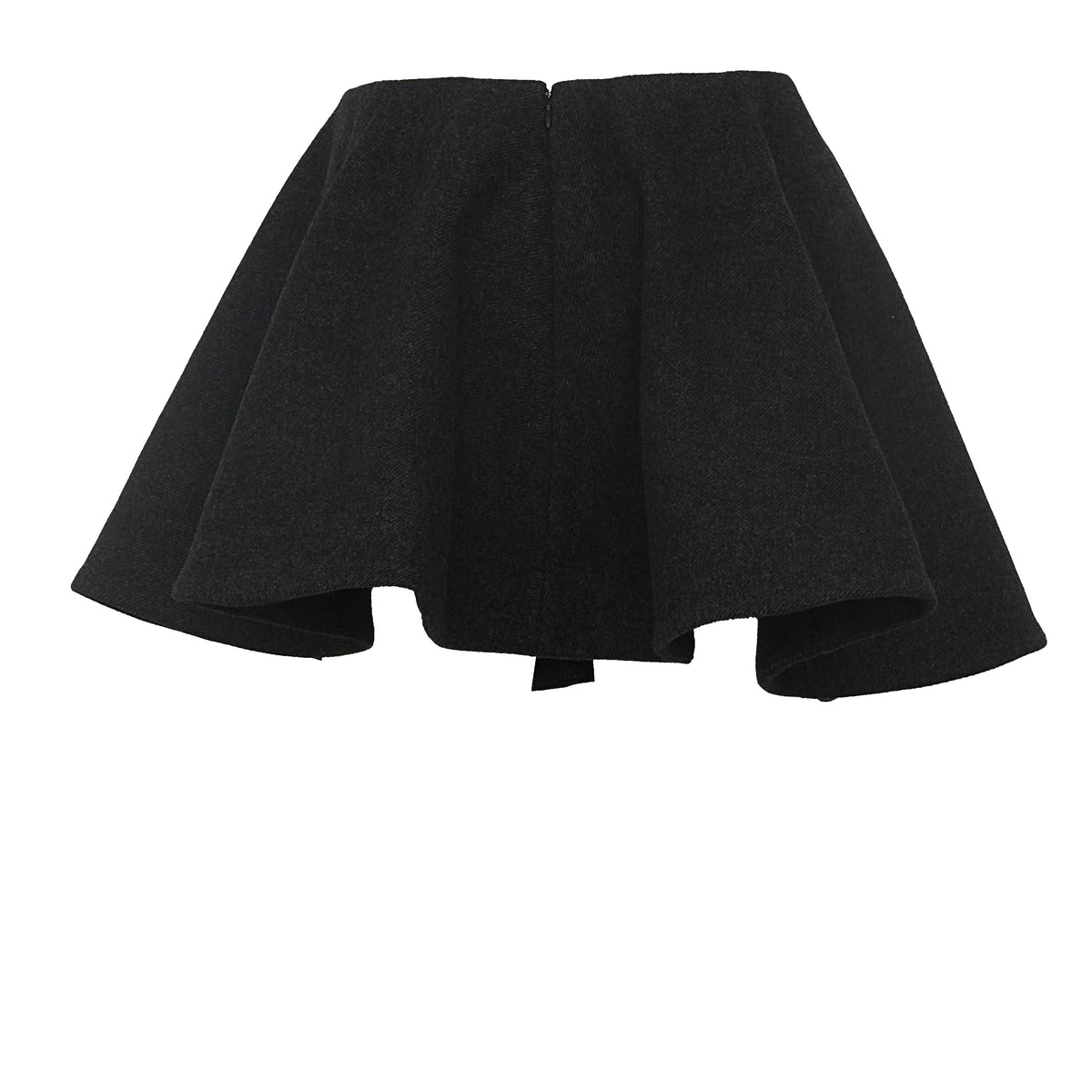 Peacoat Wool Skirt