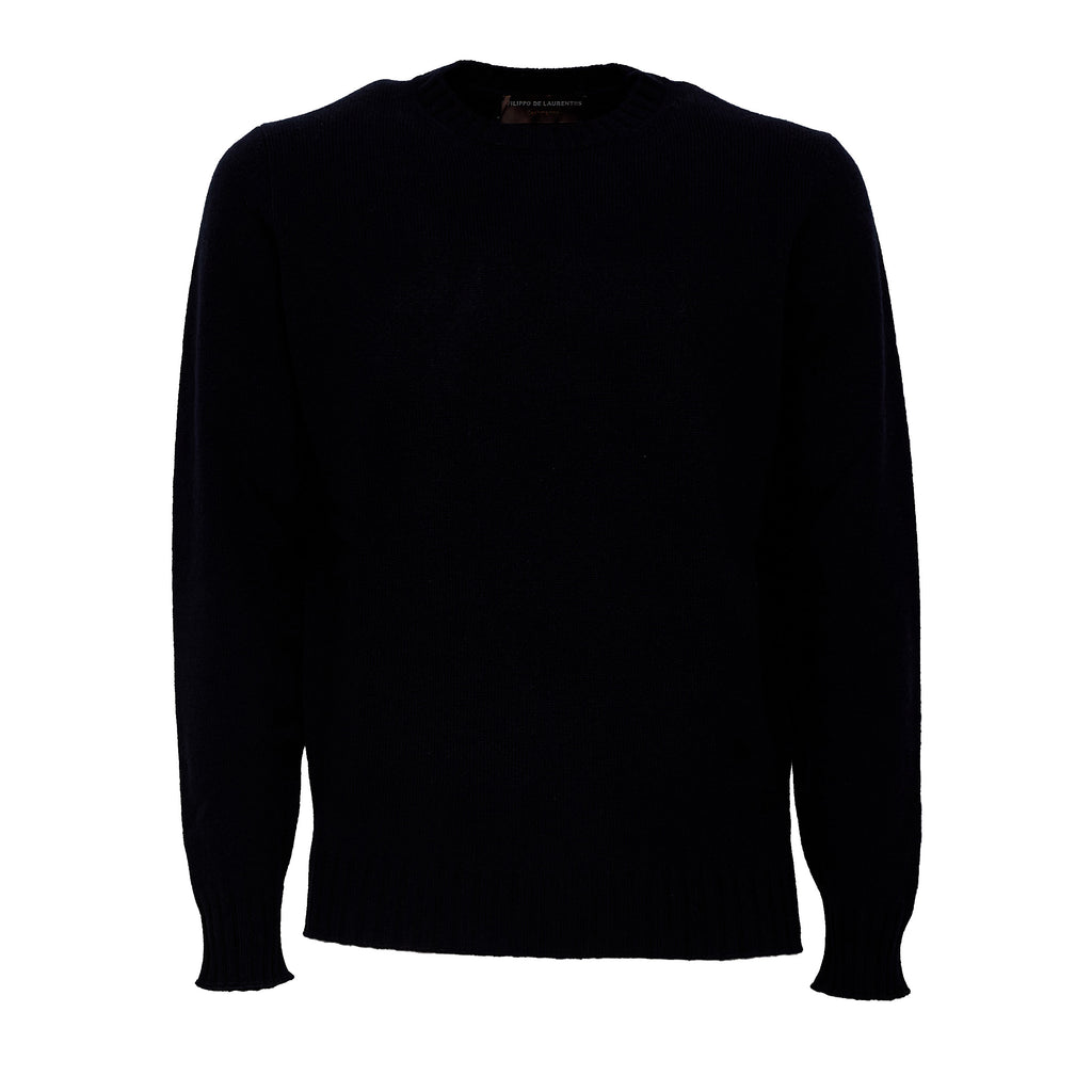Maglia Girocollo In Lana, Cashmere