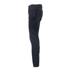 Jeans Breakbeat Zip Black Cotton Denim