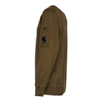 Cotton Sea Island Crewneck Lens Sweater