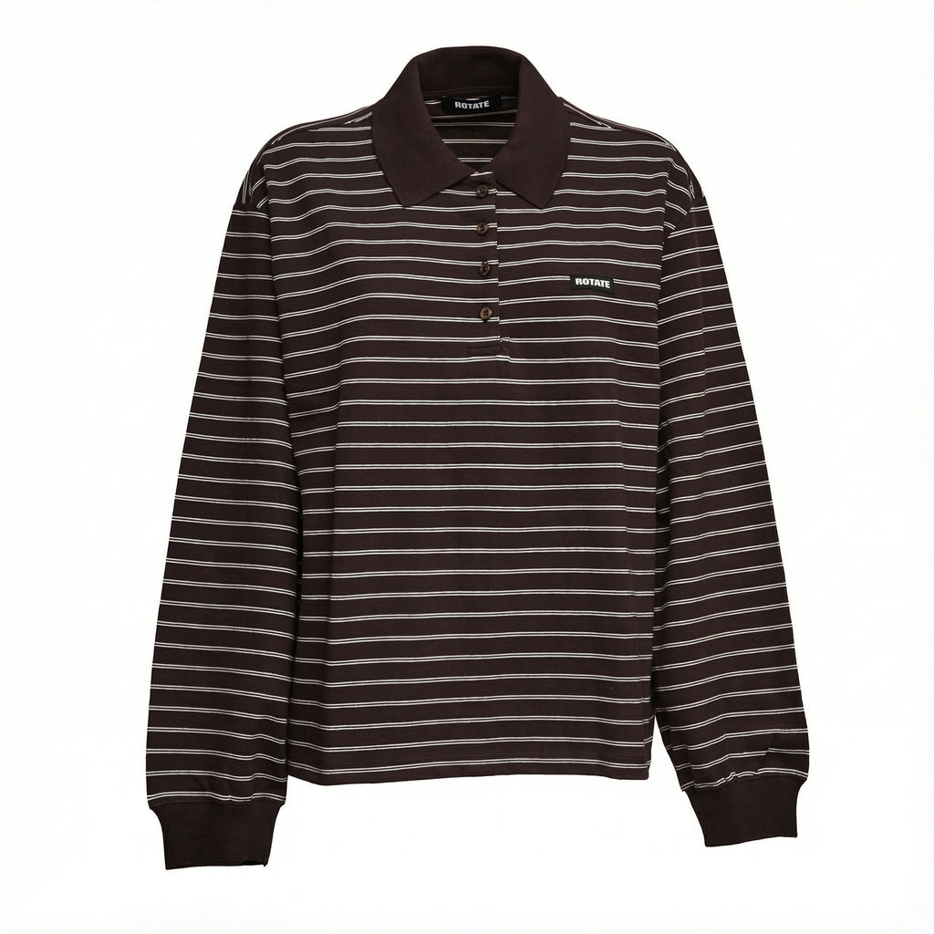 Plune Pique Long-Sleeve Polo