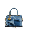 The Small Bauletto Denim Wave