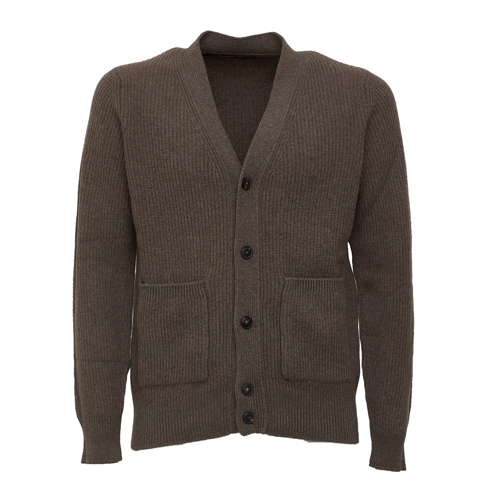 Cardigan Costa Inglese In Lana, Cashmere
