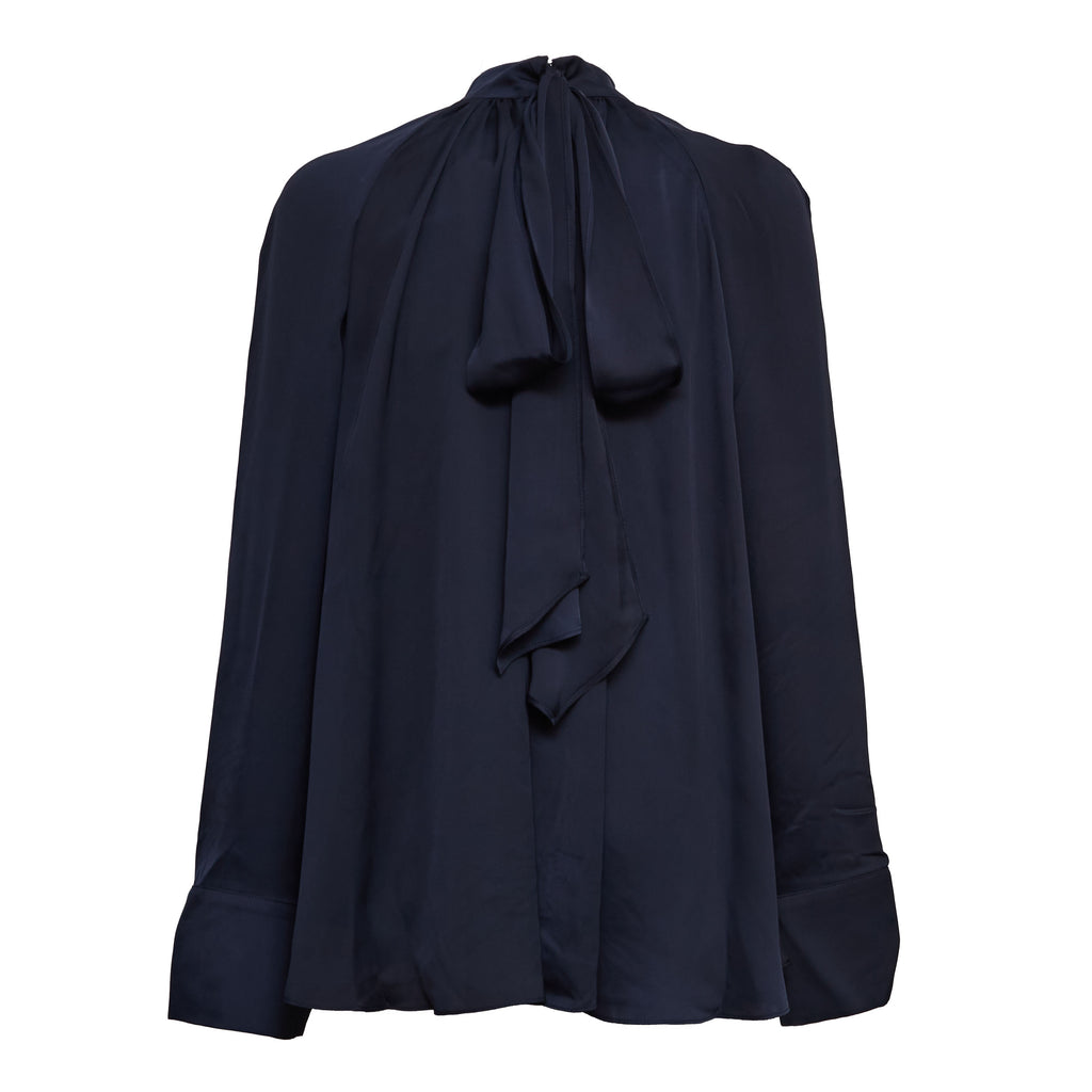 Kitty Satin Bow Shirt
