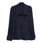 Kitty Satin Bow Shirt
