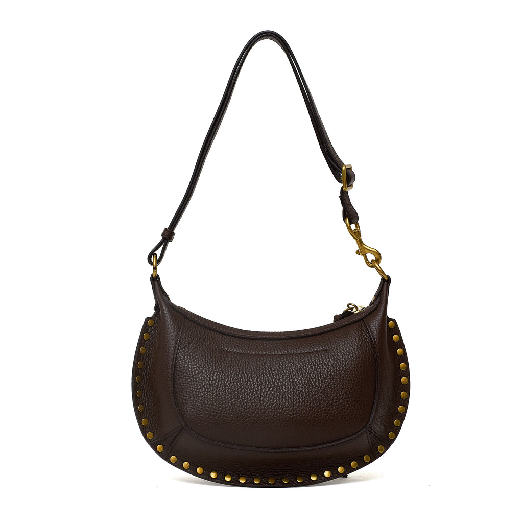 Oskan Moon Grain Leather Shoulder Bag