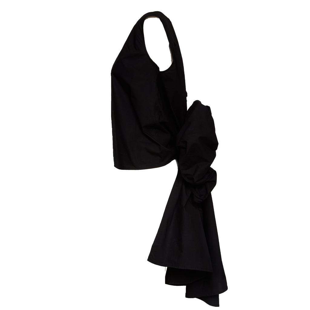 Top Jelani Senza Maniche Con Fiocco