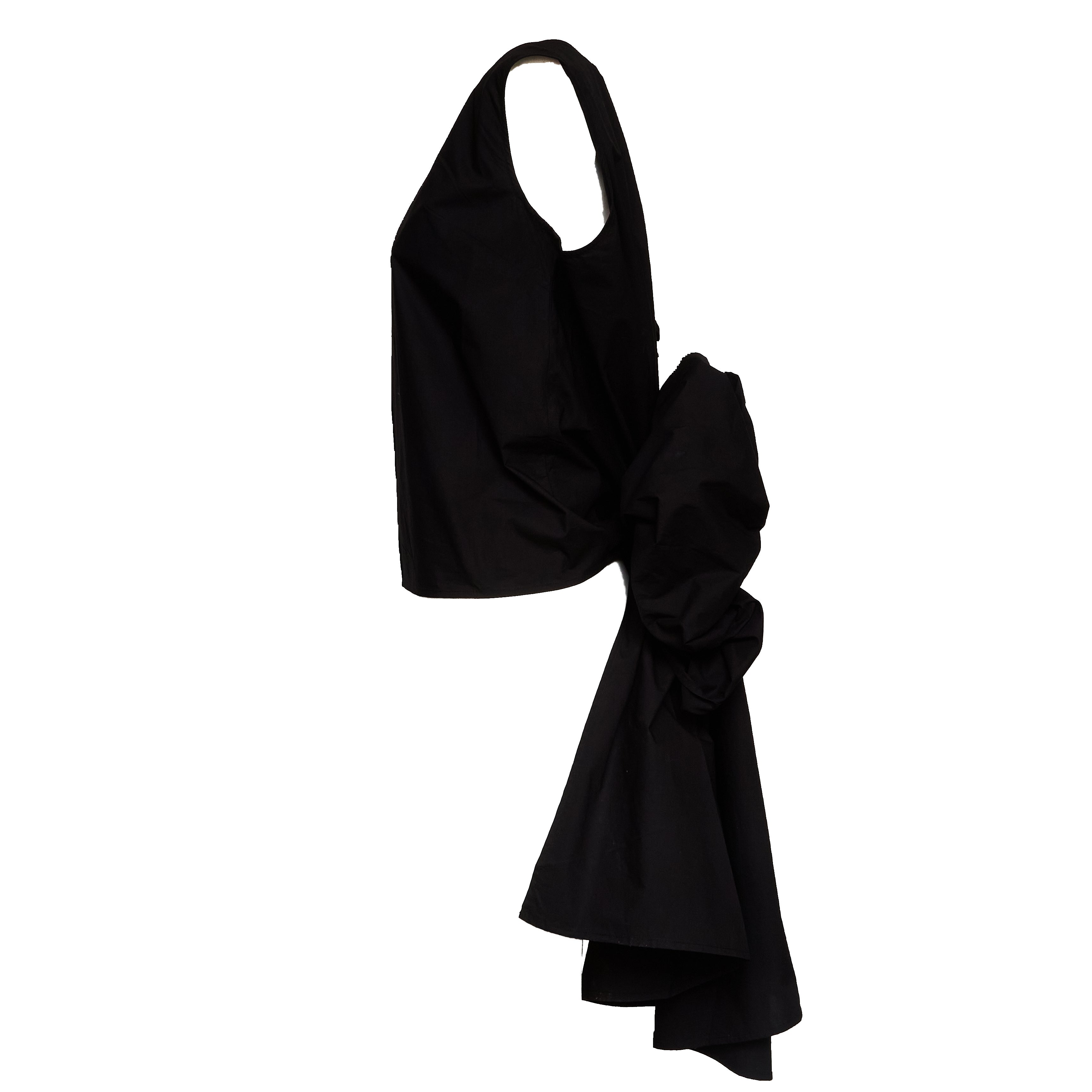 Top Jelani Senza Maniche Con Fiocco