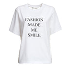 Slogan Tee Fashion Made Me Smile