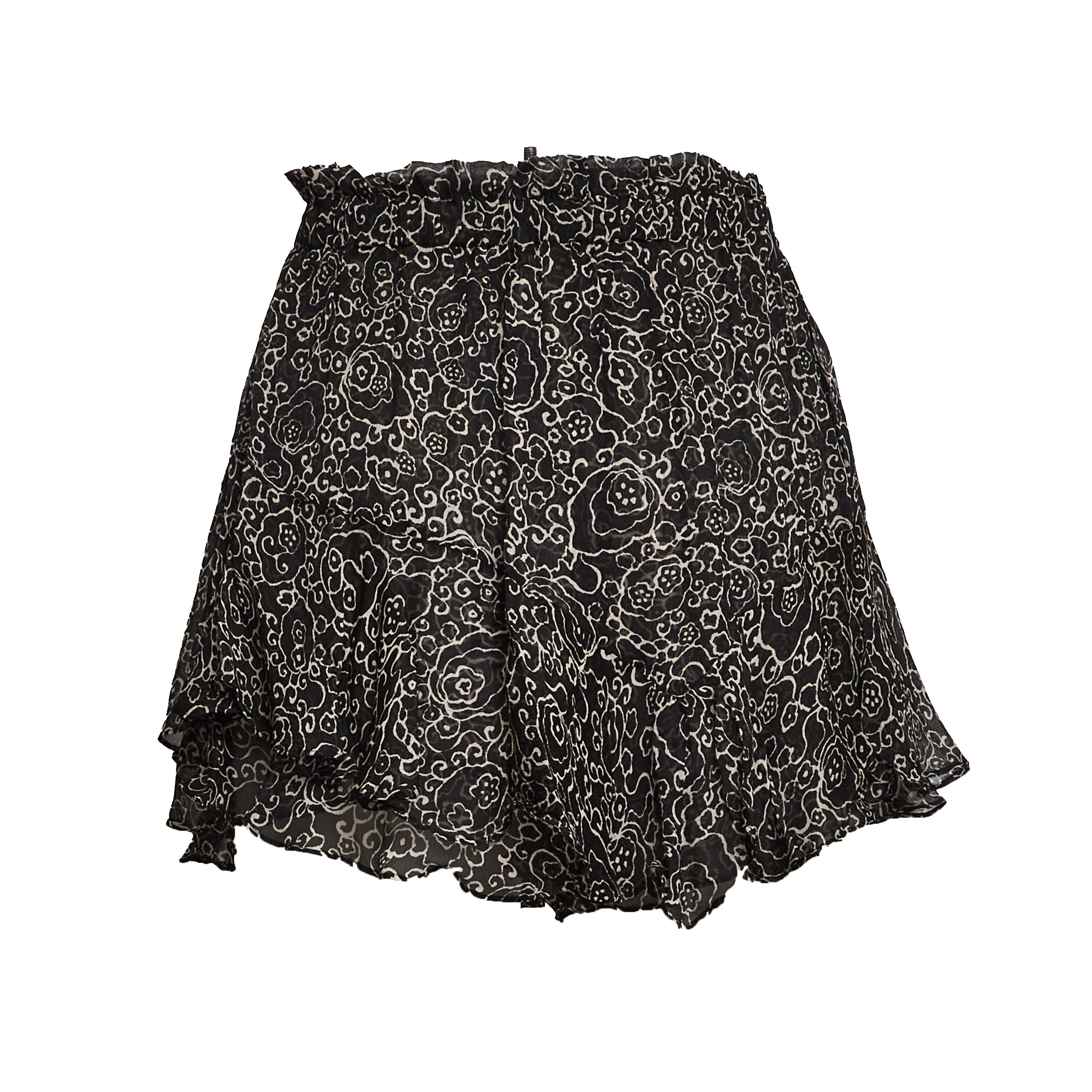 Sornel Crinkled Chiffon Shorts